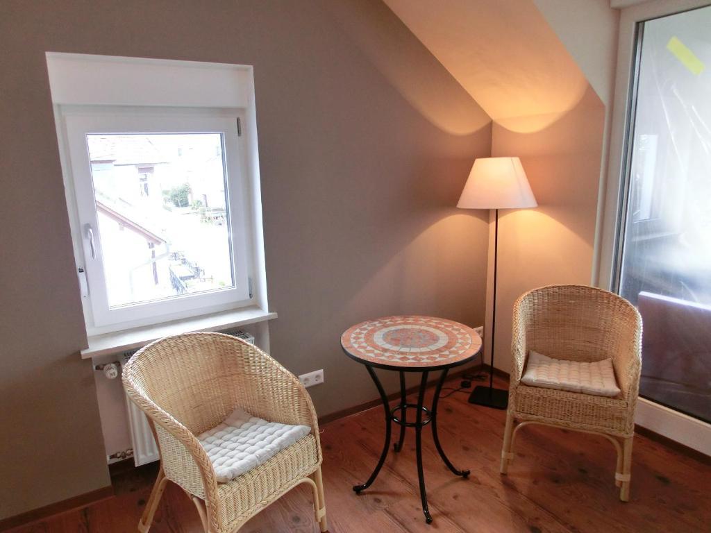 Burg  Ferienweingut Hirschen Schulstrasse B&B 객실 사진